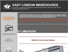 Tablet Screenshot of eastlondonwarehouses.co.uk